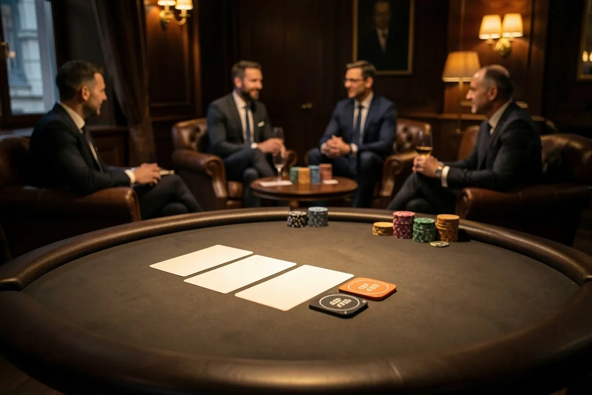 Wieczór biznesowy Poker Night dla partnerów